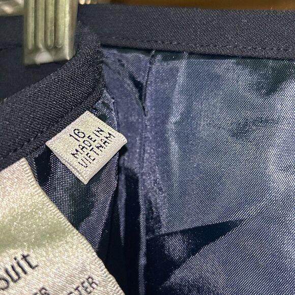 Le Suit Black Pencil Skirt Size 16 - Picture 4 of 6